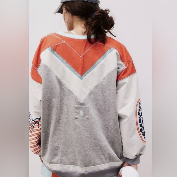 Free People Movement Piece of Me Pullover Heather Gray Combo - Picture 2 of 11